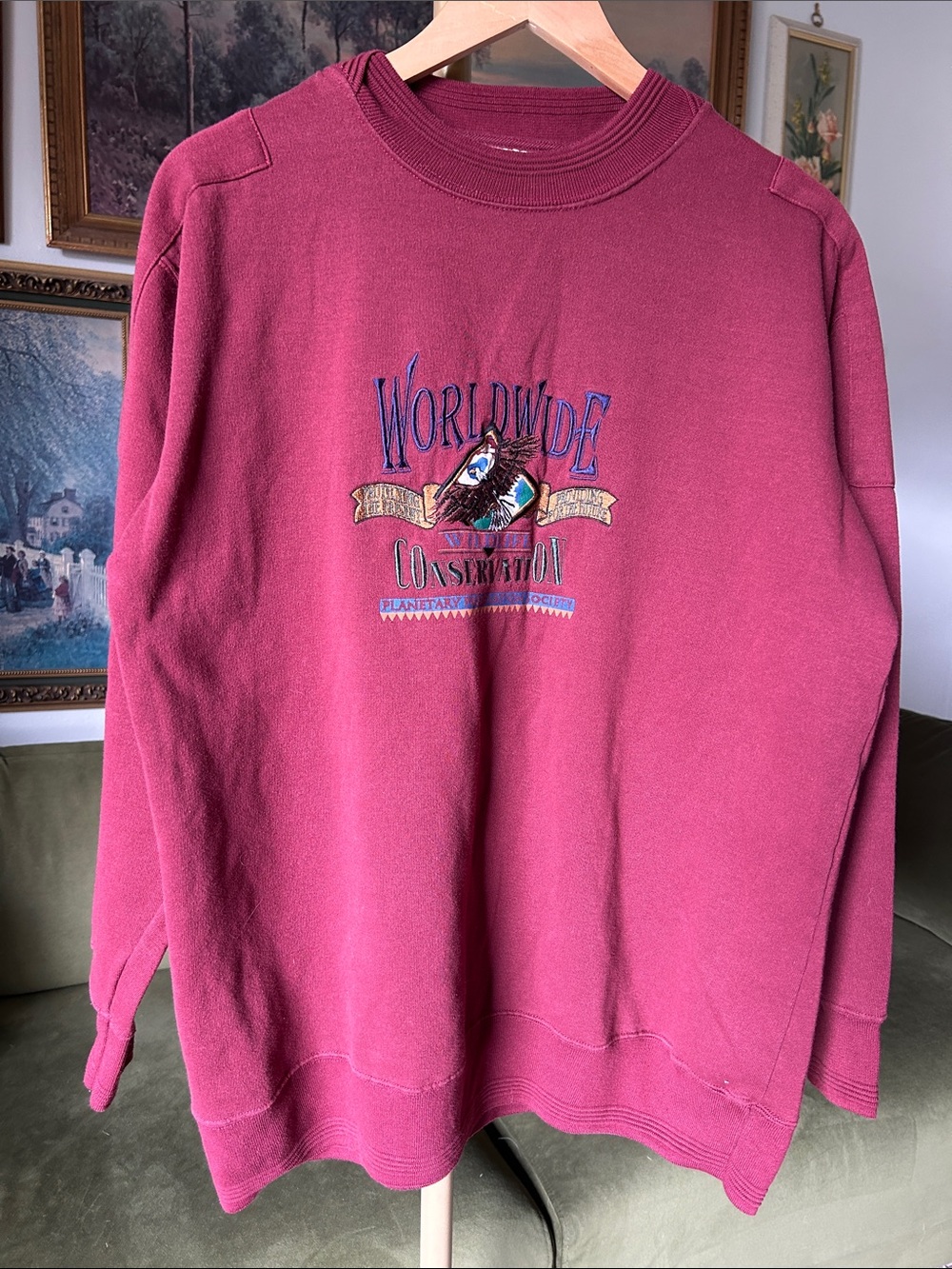 Vintage Northwest Territory Worldwide Conversation Crewneck
